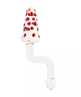 Lucent Conical Glass Massager