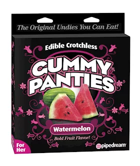 Edible Crotchless Gummy Panty  Watermelon