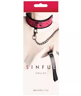 Sinful Collar  Pink