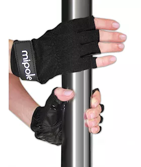 MiPole Dance Pole Gloves Pair Small Black