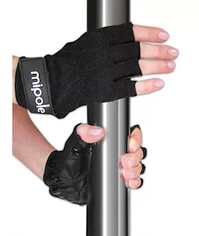 MiPole Dance Pole Gloves Pair Medium Black