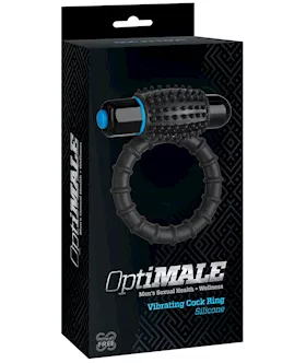 OptiMale Vibrating C Ring  Black