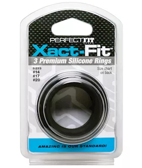 Perfect Fit Xact Fit 3 Ring Kit SML  Black
