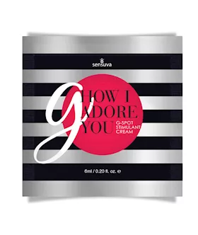 G How I Adore You G-spot Enhancement Cream - 6 Ml Single Use Pillow Packet