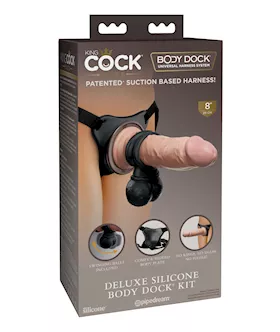 King Cock Elite Deluxe Silicone Body Dock Kit