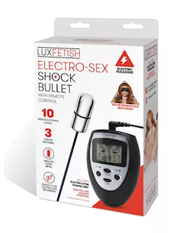 Lux Fetish Electro Sex Shock Bullet wRemote