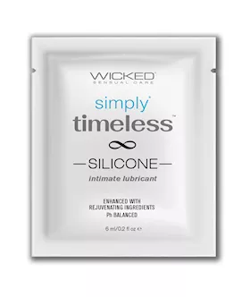 Wicked Sensual Care Simply Timeless Silicone Lubricant  2 oz