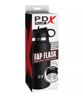 PDX Plus Fap Flask Thrill Seeker Stroker  FrostedBlack