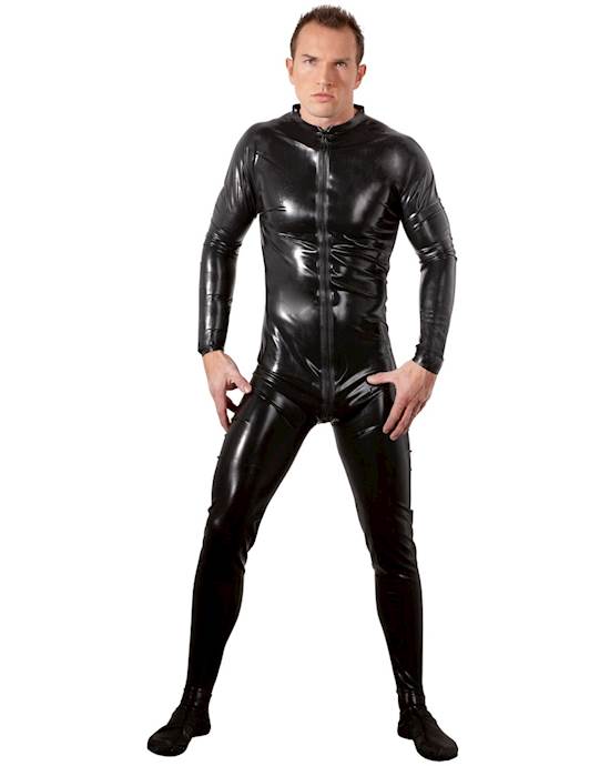 Mens Latex Jumpsuit 