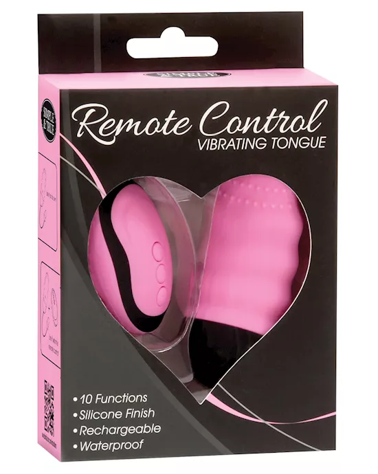 Powerbullet Remote Control Vibrating Tongue - Pink