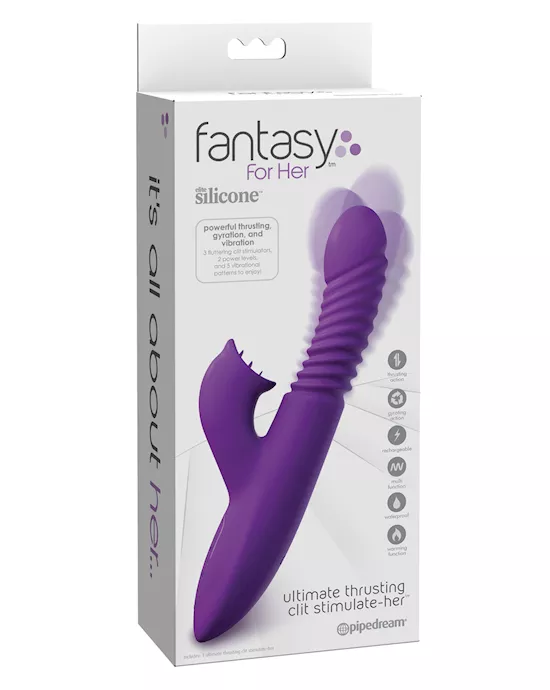 Fantasy For Her Ultimate Thrusting Clit Stimulate-her - Purple