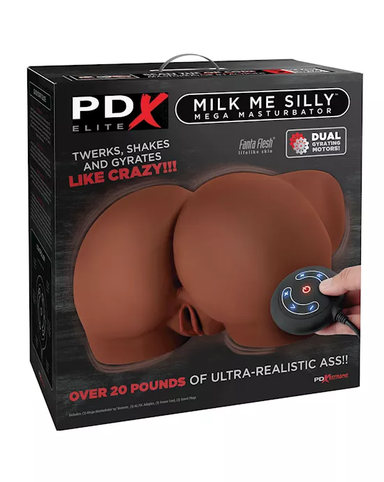 Pdx Elite Milk Me Silly Mega Masturbator - Brown
