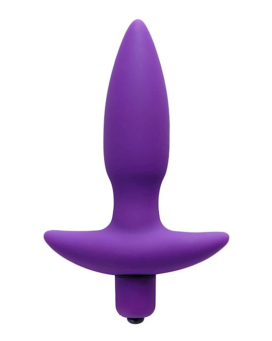 Aria Vibrating Silicone Butt Plug Small