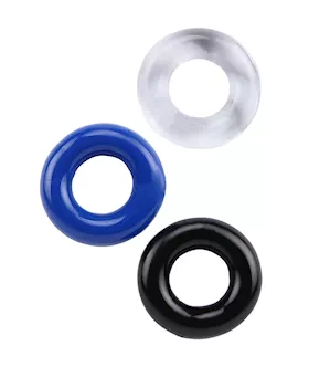 Nood Triple Donut Cock Ring Three Pack