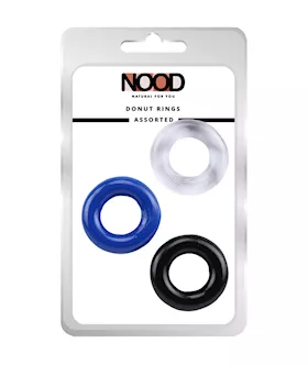Nood Triple Donut Cock Ring Three Pack