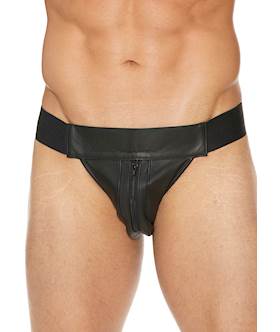 Plain Front Jock With Zip