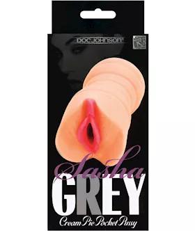 Sasha Grey Ultraskyn Cream Pie Pocket Pussy