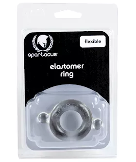 Spartacus Elastomer Cock Ring  Clear