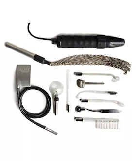 KinkLab Agent Noir Electro Erotic Neon Wand Kit