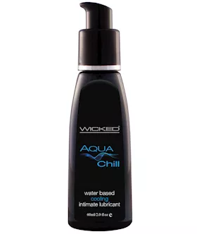 Wicked Sensual Care Aqua Chill Water Based Cooling Lubricant 2 oz