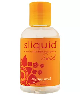 Sliquid Naturals Swirl Lubricant  42 oz Tangerine Peach