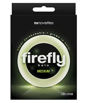 Firefly Halo Medium Cockring  Clear