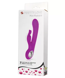 Pretty Love Hot Rabbit  7 Function Fuchsia