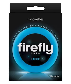 Firefly Halo Large Cockring  Blue