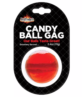 Candy Ball Gag  Strawberry