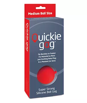 Quickie Ball Gag Medium  Red