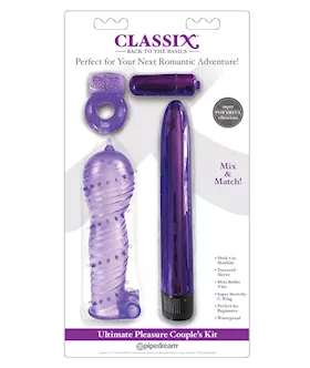 Classix Ultimate Pleasure Couples Kit  Purple