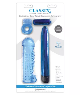 Classix Ultimate Pleasure Couples Kit  Blue