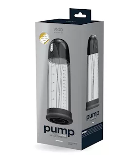 VeDO Pump Rechargeable Vacuum Penis Pump  Just Black