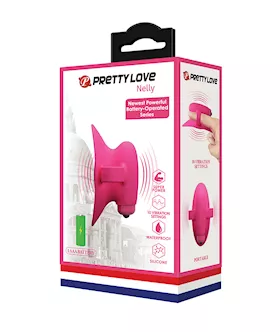 Pretty Love Nelly Finger Battery Vibe Pink