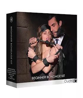 Shots Ouch Beginners Bondage Kit  Black