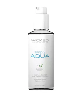 Wicked Sensual Care Simply Aqua Water Based Lubricant 23 oz