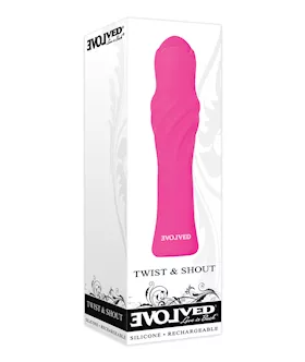 Evolved Twist amp Shout Rechargeable Bullet Pink