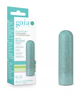 Blush Gaia Eco Rechargeable Bullet Aqua