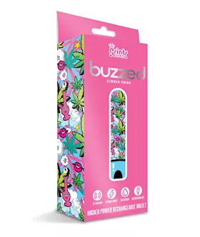 Buzzed 35quot Rechargeable Bullet Stoner Chick Blue