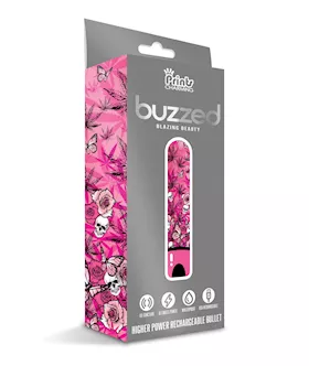 Buzzed 35quot Rechargeable Bullet Blazing Beauty Pink