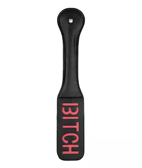 Shots Ouch Bitch Paddle  Black