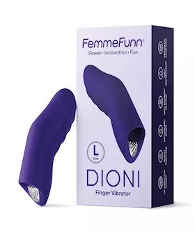 Femme Funn Dioni Wearable Finger Vibe Large Dark Purple