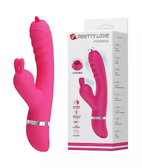 Pretty Love Phoenix Licking Rabbit  Pink