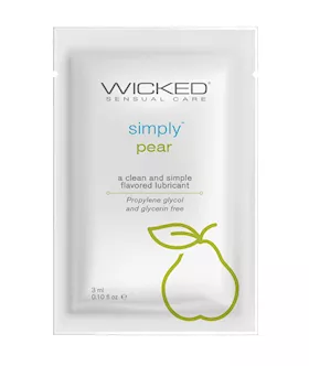 Wicked Sensual Care Simply Water Based Lubricant  1 oz Pear