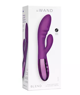 Le Wand BLEND Double Motor Rabbit Rechargeable Vibrator  Cherry