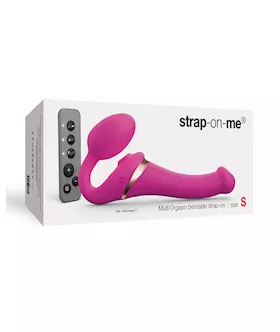 Strap on Me Multi Orgasm Bendable Strapless Strap on Small  Fuchsia