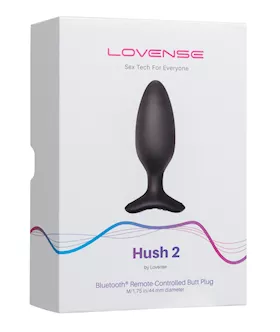 Lovense Hush 2 175quot Butt Plug  Black