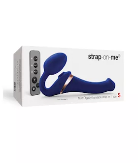 Strap on Me Multi Orgasm Bendable Strapless Strap on Small  Night Blue