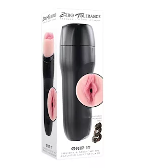 Zero Tolerance Grip It Vaginal Stroker  Light