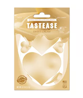Pastease Tastease Edible Pasties amp Pecker Wraps  Sweet Cream OS